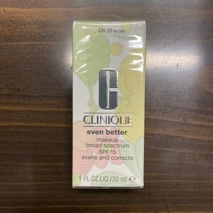 Clinique Even Better Makeup Broad Spectrum SPF 15 Foundation - CN 20 Fair *NIB*